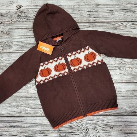 Gymboree Pumpkin Sweater NWT - Picture 4 of 8